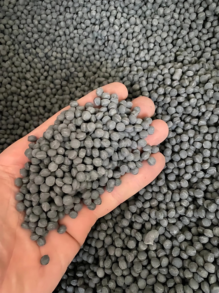 gray pellets